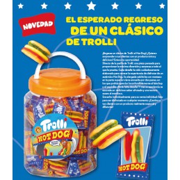 TROLLI HOT DOG TARRO 60U/.