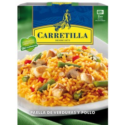 CARRETILLA PAELLA VERDURA Y...