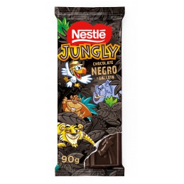TABLETAS JUNGLY NEGRO  90GMS.