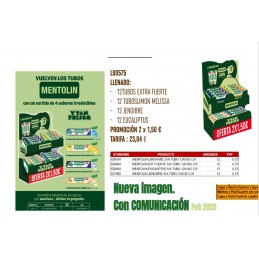 MENTOLIN EXPOSITOR TUBOS...