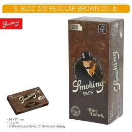 SMOKING BROWN BLOC 20U/.