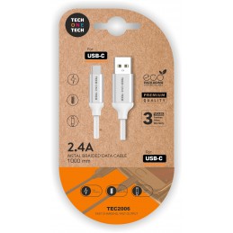 CABLE BLANCO NYLON (USB...