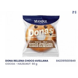 DONAS RELLENAS  AVELLANA Y...