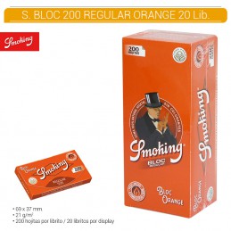 SMOKING ORANGE BLOC 20U/.