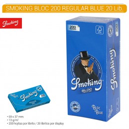 SMOKING BLUE BLOC 20U/.