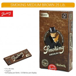 SMOKING BROWN 1.1/4  25U/.