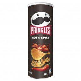 PRINGLES HOT & SPICY 165GMS.