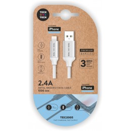 CABLE BLANCO NYLON (USB...