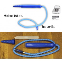 TUBO ACRILICO BAZOOKA AZUL...
