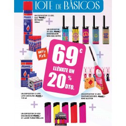 LOTE BASICO ENCENDEDOR + GAS